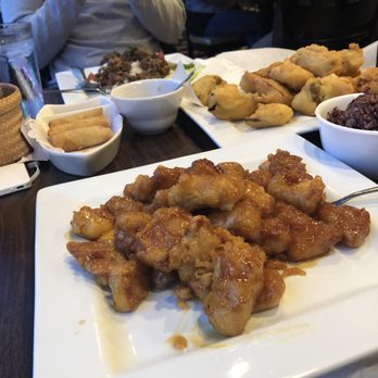 Urban Vegan - Orange Chicken Grand Tempura Spring Rolls Basil Impossible Meat with Jasmine Rice - Vegan Near Me - Chicago, Illinois Urban Vegan - Orange Chicken Grand Tempura Spring Rolls Basil Impossible Meat with Jasmine Rice - Vegan Near Me - Chicago, Illinois