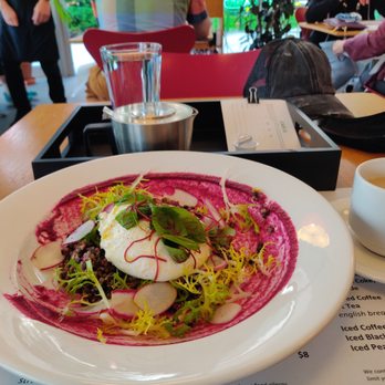 Cafe G - English Breakfast Tea and Burrata and Ancient Grain Bowl - New American Near Me - Boston, Massachusetts