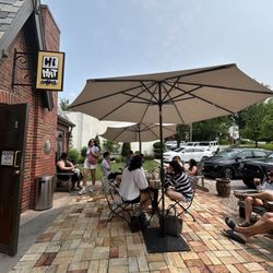 Hi Hat Coffee - Outside patio