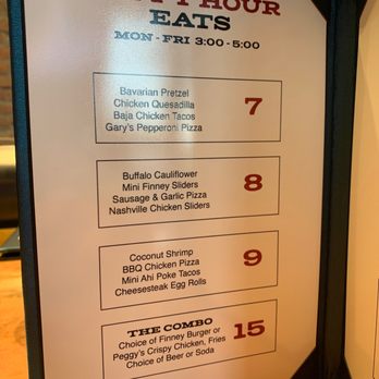 Finneys Crafthouse - Porter Ranch - Updated happy hour menu Few changes-added the Nashville Hot chicken sliders, Cheesesteak egg rolls Added chicken choice to the combo - New American Near Me - Porter Ranch, California