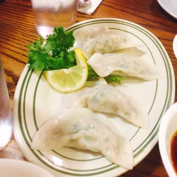 Hanbat Restaurant - The free 4pc dumplings they give you when you check in on Yelp! it's actually pretty good. - Korean Near Me - New York, New York