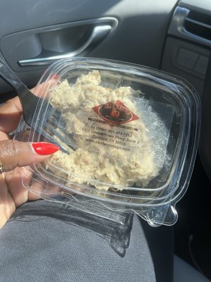 Alex Farms Hickory Smoked Chicken Salad and BBQ Olive Branch by null