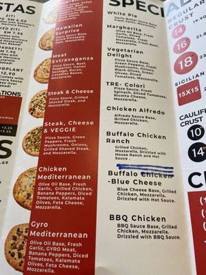 Menu photo 1 Anthony's Pizzeria Simpsonville, SC Menu photo 1 Anthony's Pizzeria Simpsonville, SC