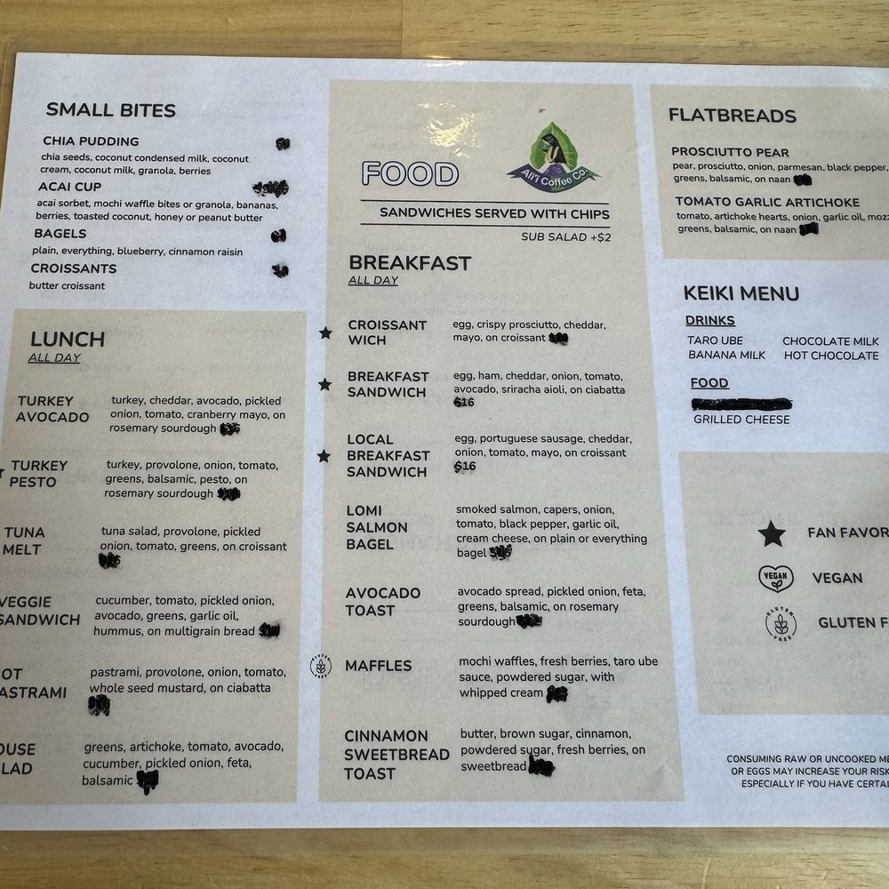 Ali’i Coffee - Menu - Coffee & Tea Near Me - Honolulu, Hawaii