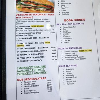 Hi Pho - Menu (10/28/25) - Vietnamese Near Me - Renton, Washington