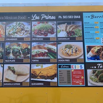 Los Primos - Menu - Food Trucks Near Me - Portland, Oregon Los Primos - Menu - Food Trucks Near Me - Portland, Oregon