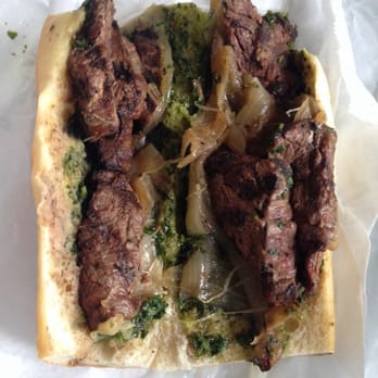 SUNdeVICH - The Buenos Aires (steak, chimichurri, sautéed onions). Yum-O! - Sandwiches Near Me - Washington, DC, District of Columbia