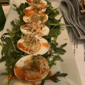 Jake's - FRIED CHICKEN DEVILED EGGS - New American Near Me - Palm Springs, California