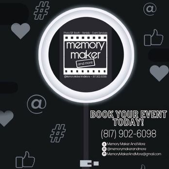 Memory Maker And More - Book your event today! - Photo Booth Rentals Near Me Memory Maker And More - Book your event today! - Photo Booth Rentals Near Me