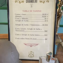 Chamberí 5 - La carta