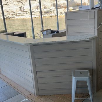 Castro Construction - New boat slip kitchen install with Timbertech - Masonry/Concrete Near Me