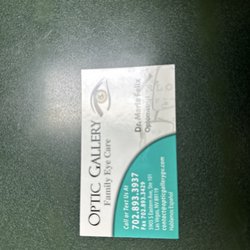 Optic Gallery Eastern - Optic Gallery Family Eye Care. My awesome optometrist is Dr. Maria Felix.
