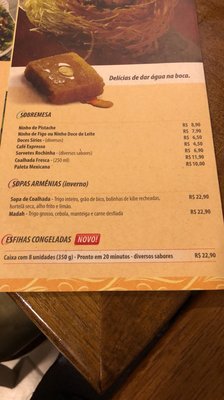 Menu photo 2 Esfihas Dozza Osasco, SP