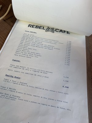 Menu photo 5 Rebel Café Madrid, M Menu photo 5 Rebel Café Madrid, M
