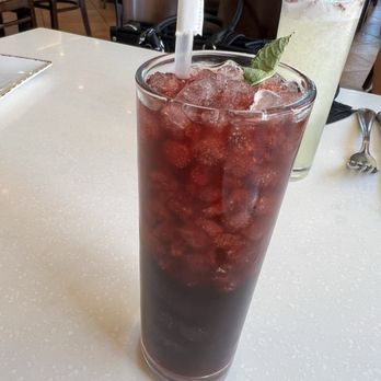 Aleppo's Kitchen - Vimtastic mojito mocktail.  So much flavor! - Mediterranean Near Me - Anaheim, California