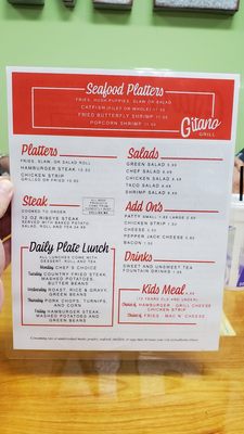 Menu photo 4 Gitano Grill & Bakery Taylorsville, MS