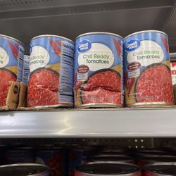 Walmart - Dented cans yet eggs are unbroken