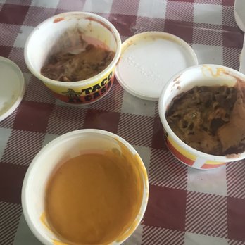Taco Casa - Both cheese cups weren't even half full and I pd $1.79 for extra cheese! The frijoles weren't even half full either! - Mexican Near Me - Calera, Oklahoma Taco Casa - Both cheese cups weren't even half full and I pd $1.79 for extra cheese! The frijoles weren't even half full either! - Mexican Near Me - Calera, Oklahoma