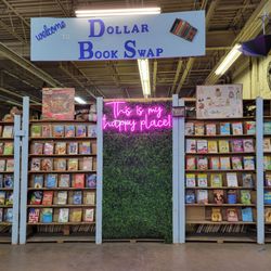 One Dollar Book Swap - Entrance once you get fully inside the warehouse