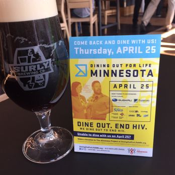 Surly Brewing - Nitro Furious on Dining Out For Life night - Breweries Near Me - Minneapolis, Minnesota