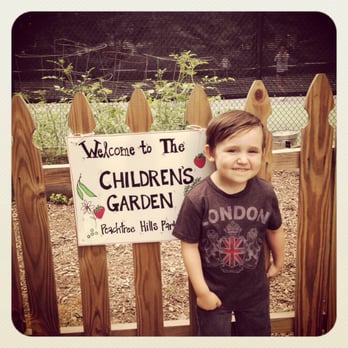 Peachtree Hills Park - Our London having a blast by the Children's Garden! - Parks Near Me - Atlanta, Georgia