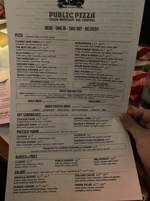 Menu photo 4 Public Pizza Italian Kitchen Yonkers, NY Menu photo 4 Public Pizza Italian Kitchen Yonkers, NY