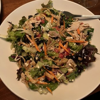 J. Alexander's Restaurant - The Grilled Chicken Salad laid out across the plate- huge. Had to take half home. My favorite salad! - New American Near Me - Nashville, Tennessee