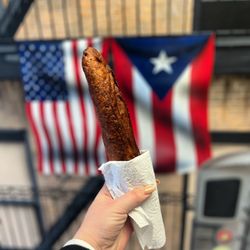 Tito's Latin Kitchen - Bronx bomber alcapurria! 12 inches!