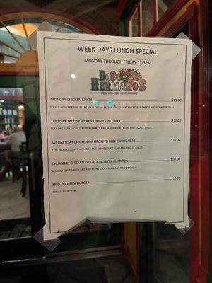 Menu photo 1 Dos Hermanos Fine Tex Mex Alexandria, VA