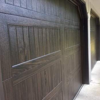 Fawley Overhead Door - New exterior "carriage style" doors in walnut woodtone - Garage Door Services Near Me - Portage, Michigan Fawley Overhead Door - New exterior "carriage style" doors in walnut woodtone - Garage Door Services Near Me - Portage, Michigan