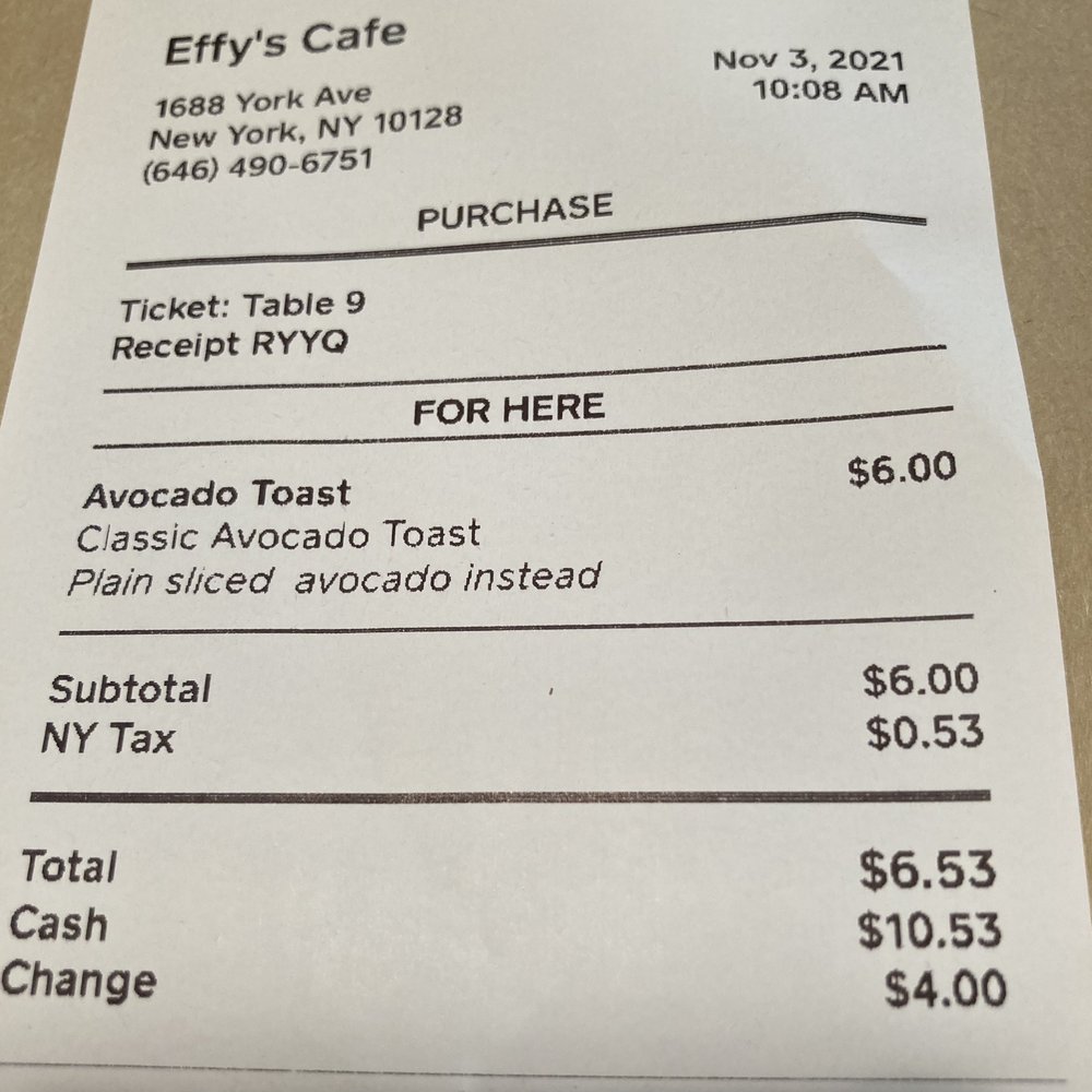 Effy's Cafe - 11/03/21 - Cafes Near Me - New York, New York Effy's Cafe - 11/03/21 - Cafes Near Me - New York, New York