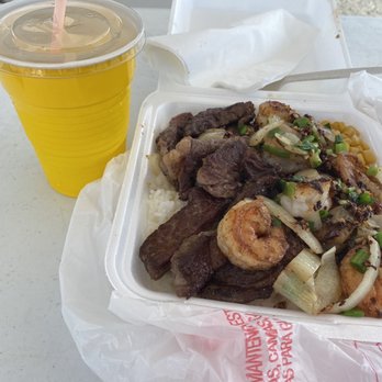 Cafe Parkside - Steak and shrimp - Food Trucks Near Me - Honolulu, Hawaii