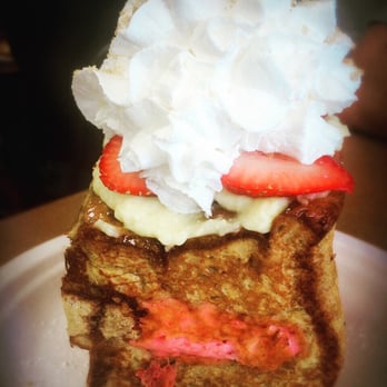 Button Up Cafe - Strawberry cheesecake stuffed French toast - Breakfast & Brunch Near Me - Pearl City, Hawaii Button Up Cafe - Strawberry cheesecake stuffed French toast - Breakfast & Brunch Near Me - Pearl City, Hawaii
