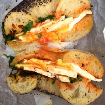 Bagelsaurus - Have to admit, it's an attractive sandwich. - Bagels Near Me - Cambridge, Massachusetts