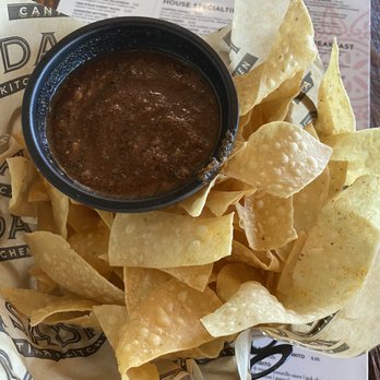 Asada Cantina + Kitchen - 5/23/21 (sun): Complimentary chips & warm salsa. So addicting lol - Tacos Near Me - San Clemente, California