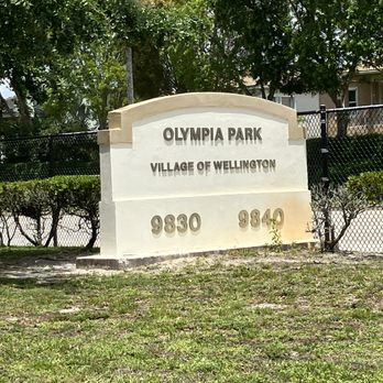 Olympia Park - Sign - Parks Near Me - Wellington, Florida Olympia Park - Sign - Parks Near Me - Wellington, Florida