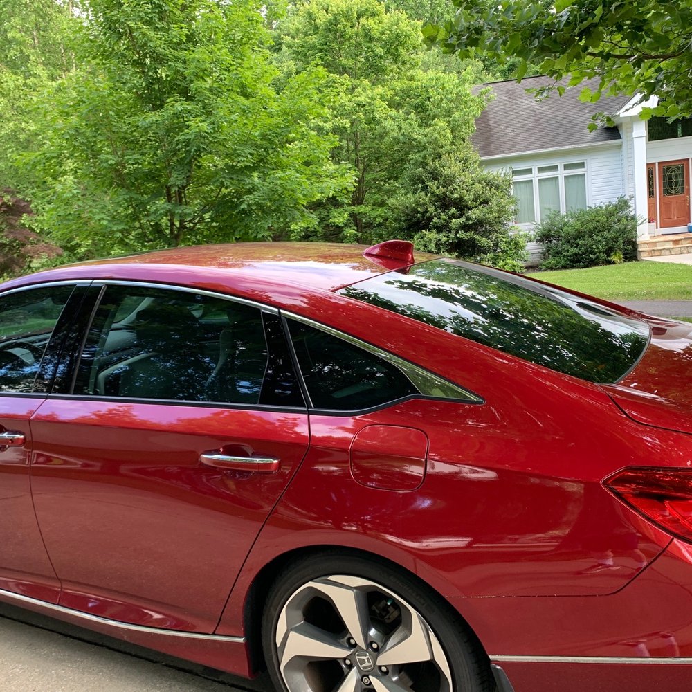 This is after getting heat reducing 3m Ceramic 35% with all the glass in this car sun is brutal