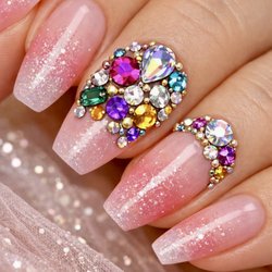 Sparkle & Pop Nails