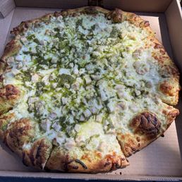 Pesto Chicken Pizza