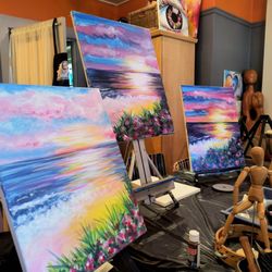 Brush of Creativity - Acrylics painting art lessons