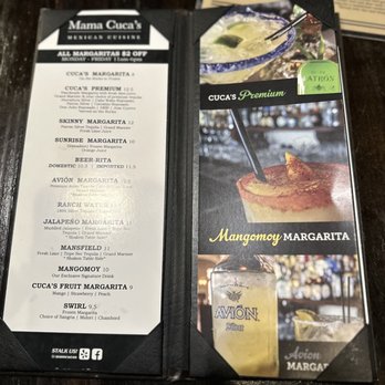 Mama Cuca's Mexican Cuisine - Menu - Mexican Near Me - Mansfield, Texas