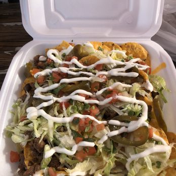 Party Locos Tacos 2 - Nachos with carne asada - Food Trucks Near Me - Charlotte, North Carolina Party Locos Tacos 2 - Nachos with carne asada - Food Trucks Near Me - Charlotte, North Carolina