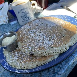 The Airfield Cafe - Chocolate chip pancakes