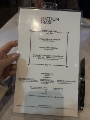 Menu photo 6 Medium Rare Arlington, VA