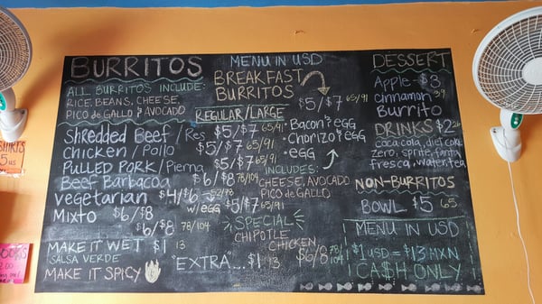 Menu photo 8 Burritos Gorditos Cozumel, ROO