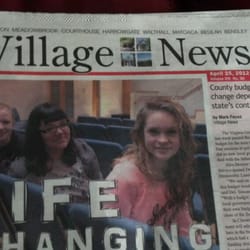 Village News - A copy of their paper