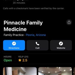Pinnacle Family Medicine - The phone call log