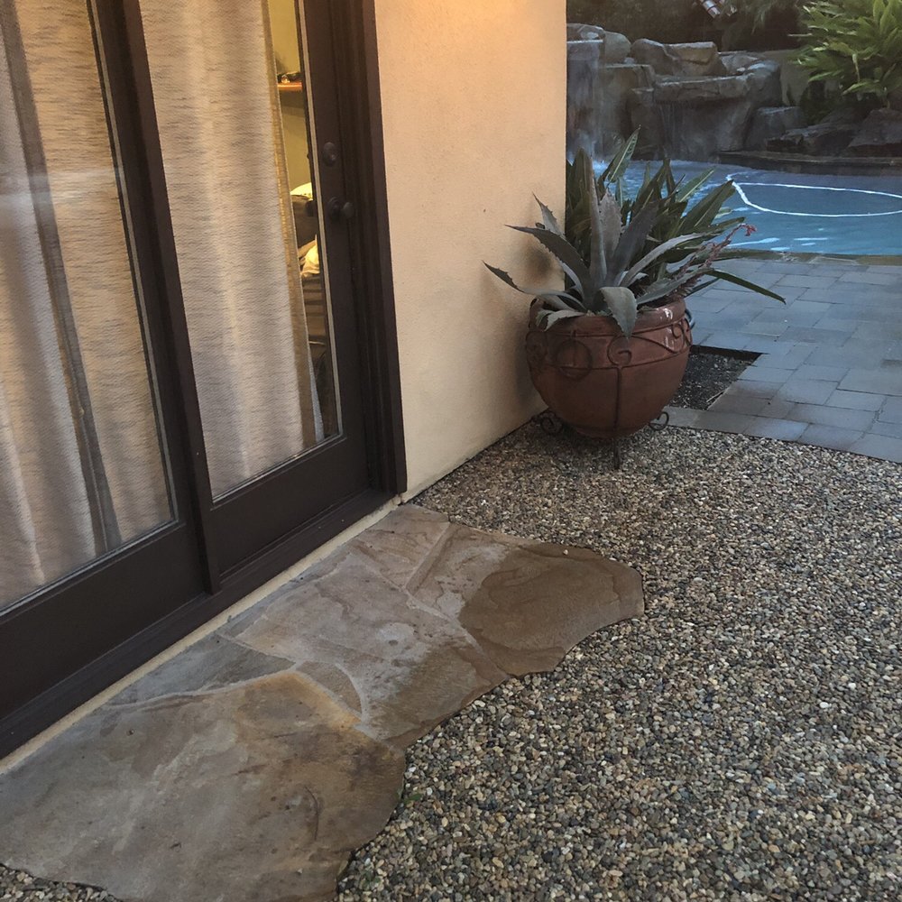 Sundancer Pools - Another flagstone doorstep (half-wet from rain) - Pool & Hot Tub Service Near Me - Escondido, California Sundancer Pools - Another flagstone doorstep (half-wet from rain) - Pool & Hot Tub Service Near Me - Escondido, California