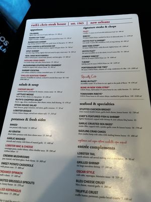 Menu photo 2 Ruth's Chris Steak House Troy, MI