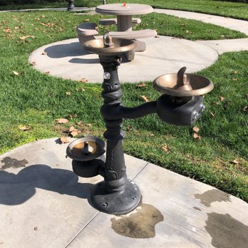 Columbus Square - Water fountain for adult, child and dog - Playgrounds Near Me - Tustin, California Columbus Square - Water fountain for adult, child and dog - Playgrounds Near Me - Tustin, California